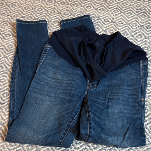 Madewell maternity Dark Blue Skinny Jeans - Picture 1 of 1